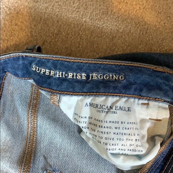 American Eagle super high rise Jeggings - Picture 4 of 5